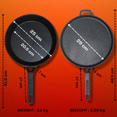 Cast Iron Dosa Tawa 25 cm