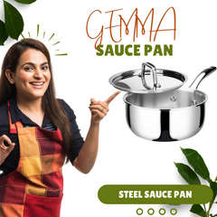 Triply Stainless Steel Heavy Bottom Saucier Pot Patila Cookware