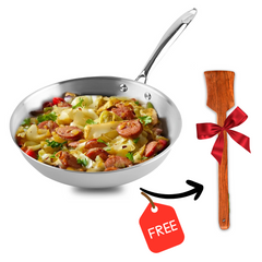 GEMMA Triply Premium Stainless Steel Fry Pan Frying Pan Cookware