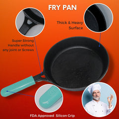 GEMMA CAST IRON FRY PAN PLUS ROTI TAWA COMBO