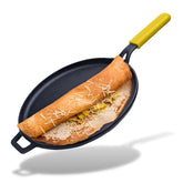 GEMMA Cast Iron Dosa Tawa with Silicone Grip