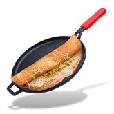 GEMMA Cast Iron Dosa Tawa with Silicone Grip
