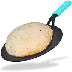 GEMMACast Iron Roti Tawa for Perfect Chapati & Roti Heavy Bottom & Non-Stick Red and Yellow